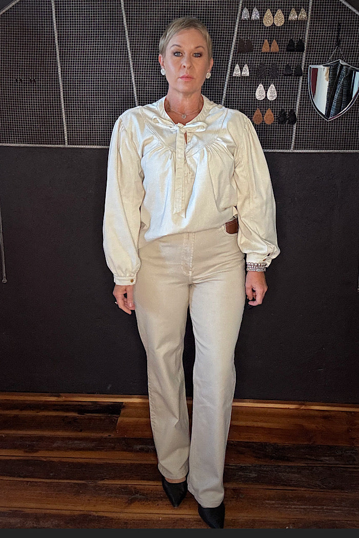 KIREINA KELLY SHIRT  - SAND