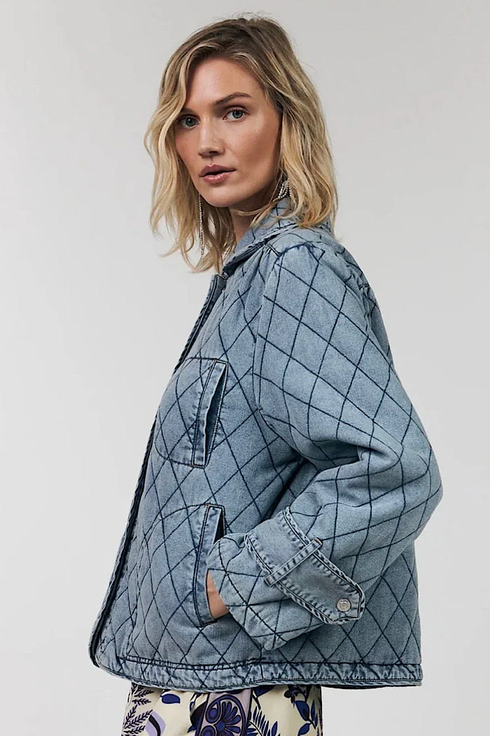 LOLLY’S LAUNDRY VIOLA QUILTED  JACKET
