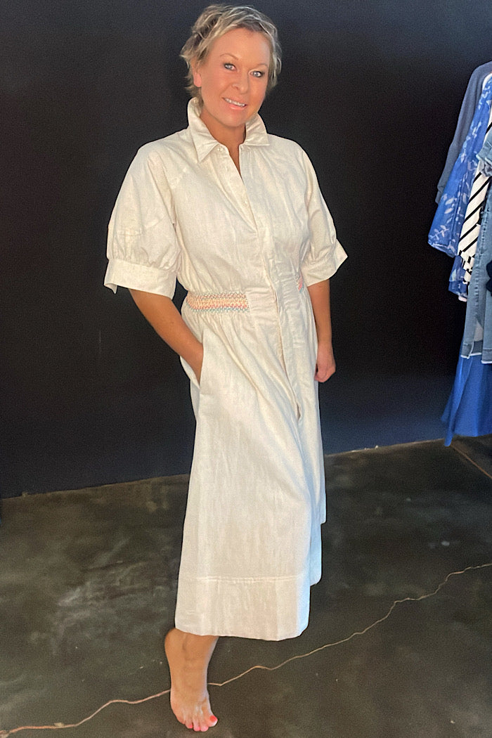 PEGGY DRESS - NATURAL