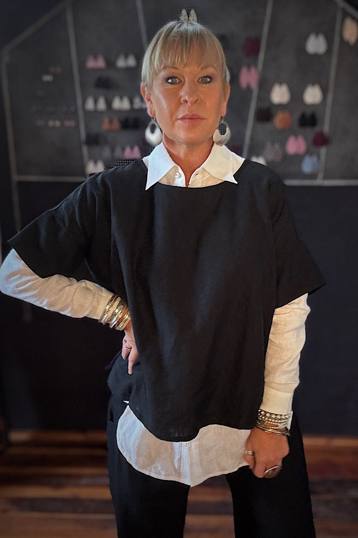 RILEY TOP - BLACK