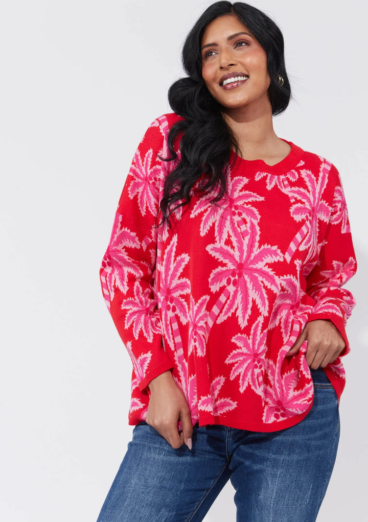 MIAMI JUMPER - CHILLI/PINK