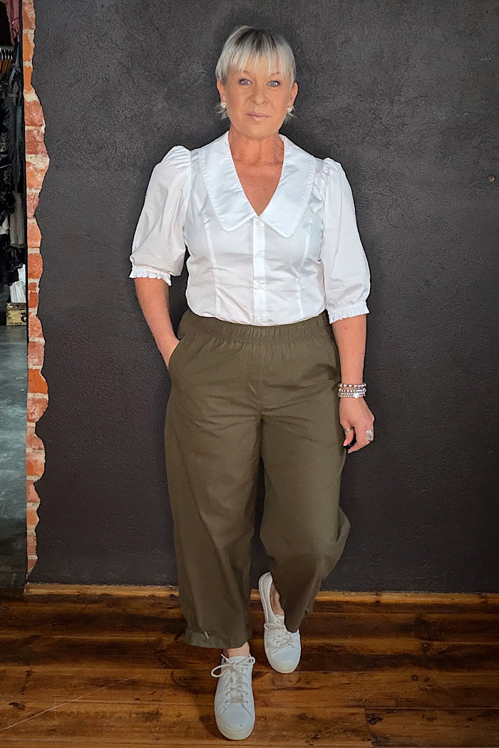 HEMLINE HYPE PANT - OLIVE