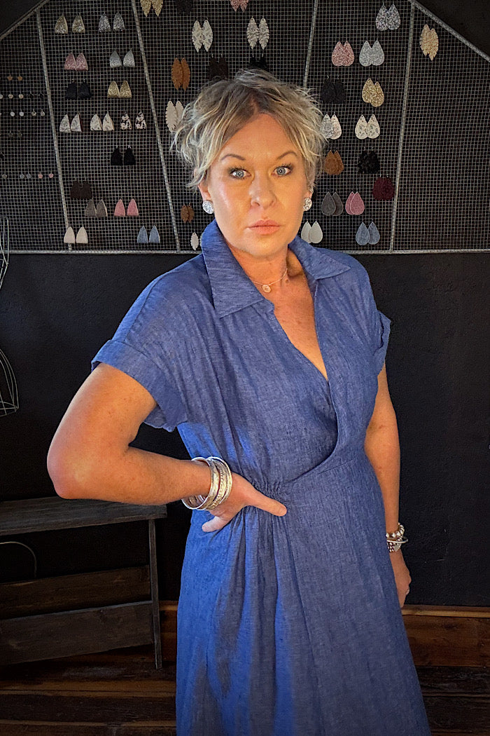 WRAP DREAMS DRESS - CAPRI