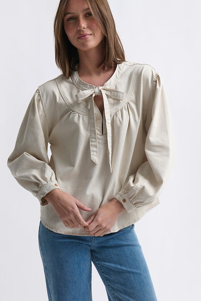 KIREINA KELLY SHIRT  - SAND