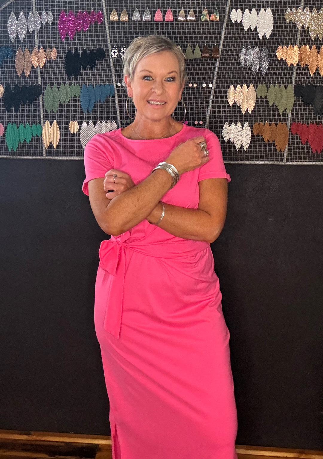 VERANO TIE DRESS - MUSK