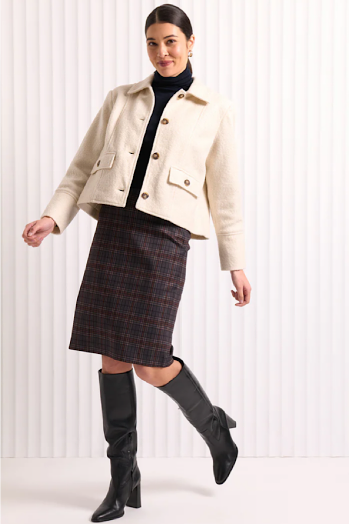 SEW HAPPY COAT - WINTER WHITE
