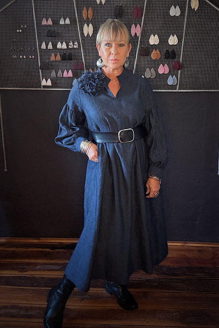 MADDISON DRESS - NAVY