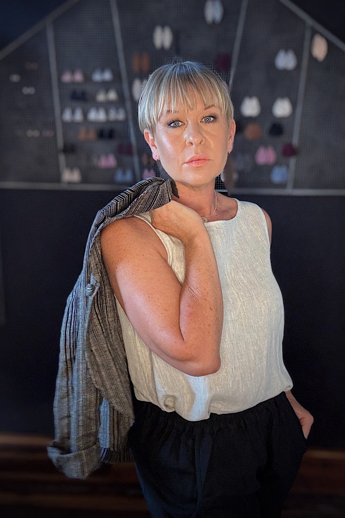 CONRAN BLAZER - RAVEN STRIPE