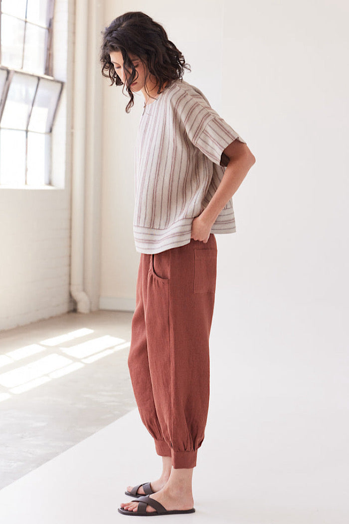EVA’S SUNDAY TABITHA PANTS - BRICK