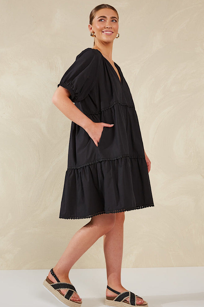 ADELFIA DRESS - DOMINO