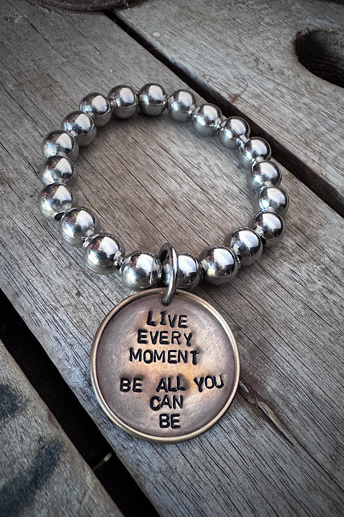 ENCHANTED BRACELET - LIVE EVERY MOMENT CHARM