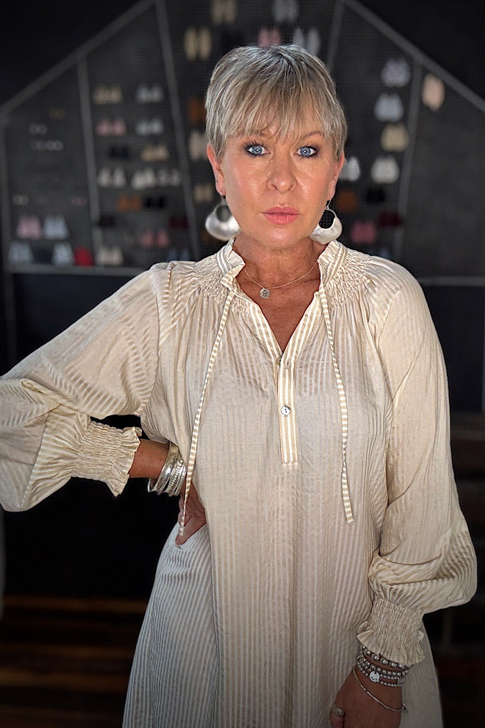 JUST CHILLIN’ DRESS - NATURAL