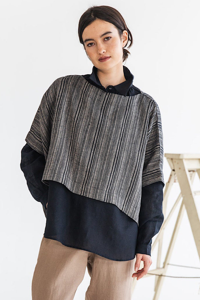 TOMMY TOP - RAVEN STRIPE