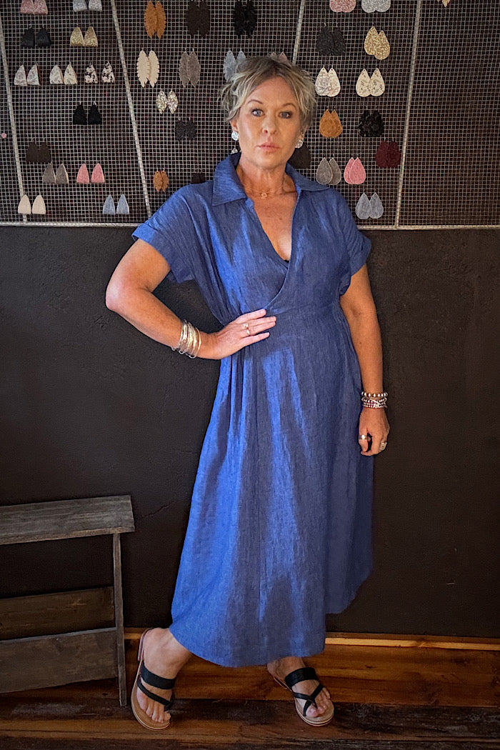 WRAP DREAMS DRESS - CAPRI