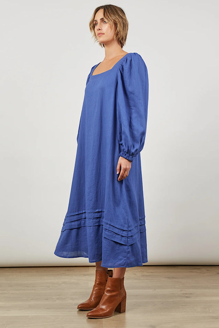 PANORAMA MAXI DRESS - AZURE