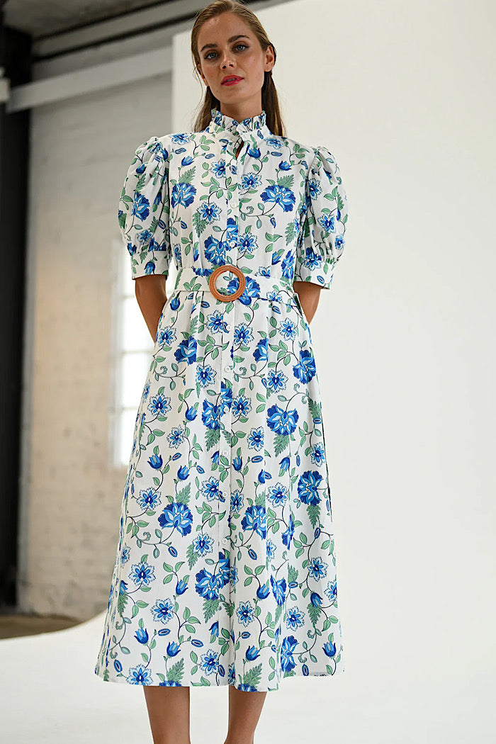 LUCELLA DRESS - IRIS