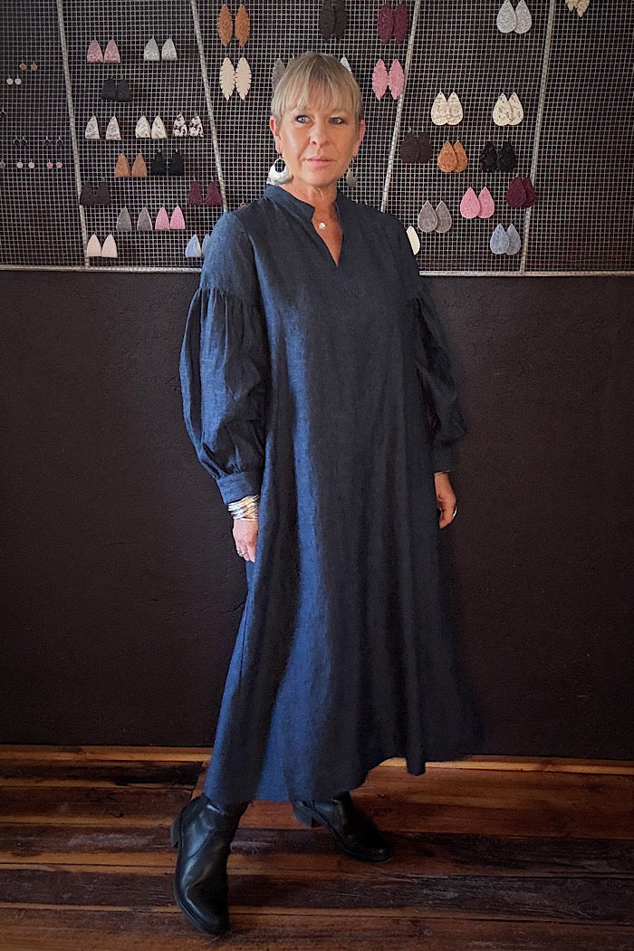 MADDISON DRESS - NAVY