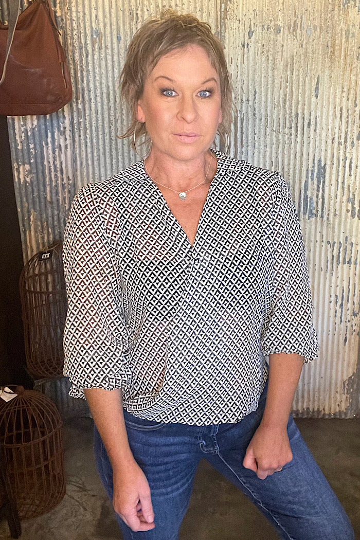 GALA TWIST BLOUSE - TRILOGY