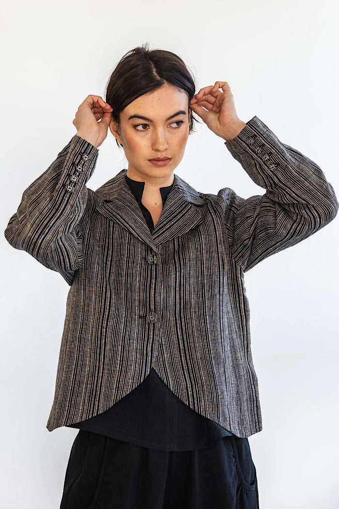 CONRAN BLAZER - RAVEN STRIPE