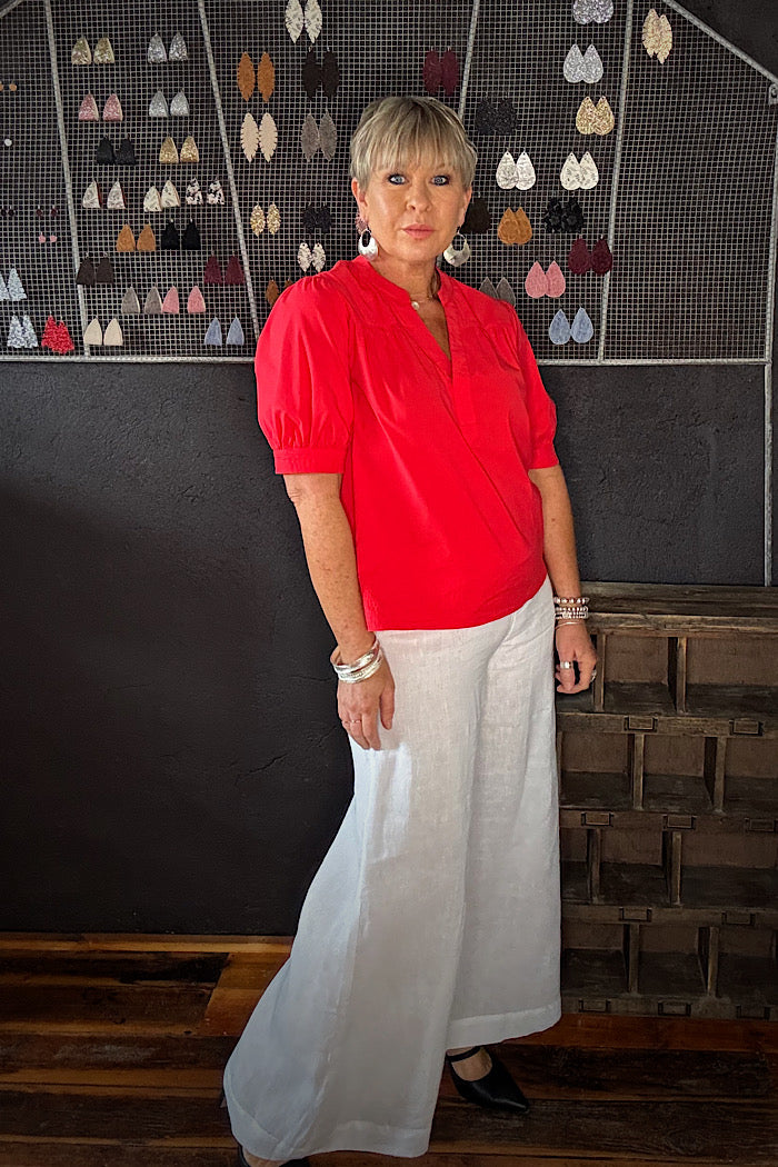 THAT’S THE SPIRIT TOP - POPPY