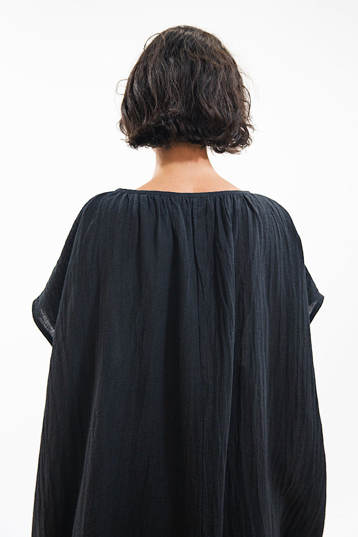 POPPY DRESS - BLACK CRUSH