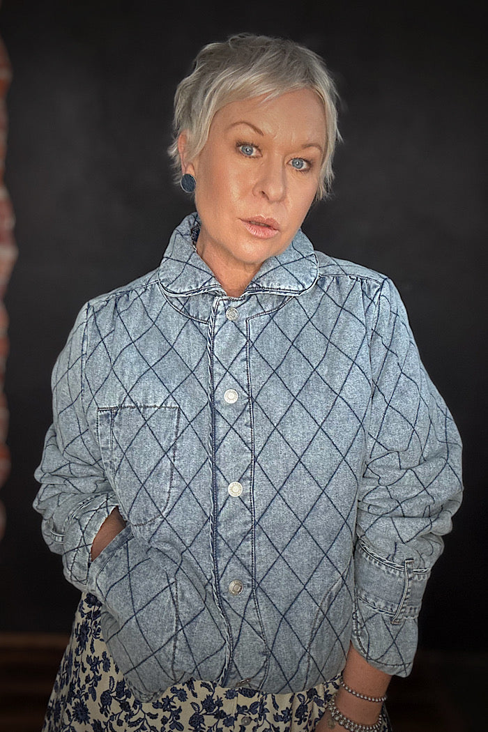 LOLLY’S LAUNDRY VIOLA QUILTED  JACKET