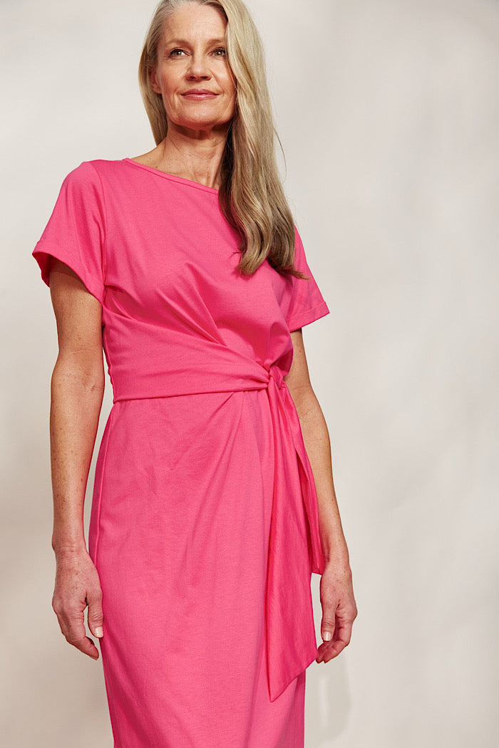 VERANO TIE DRESS - MUSK