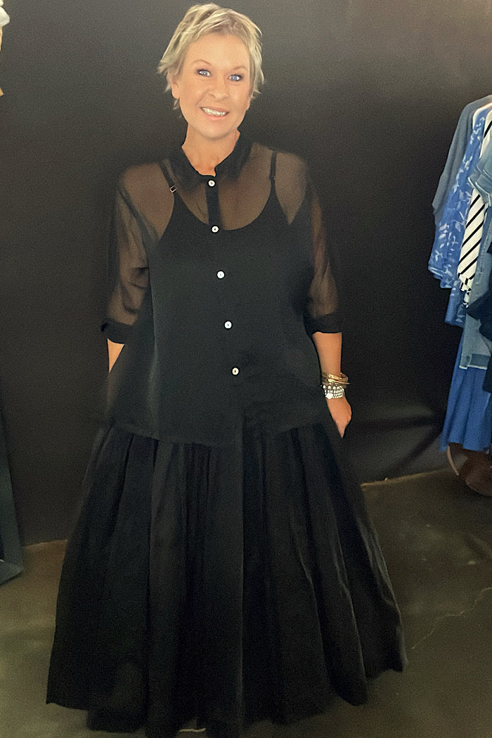 TUTU SLIP LONG - BLACK