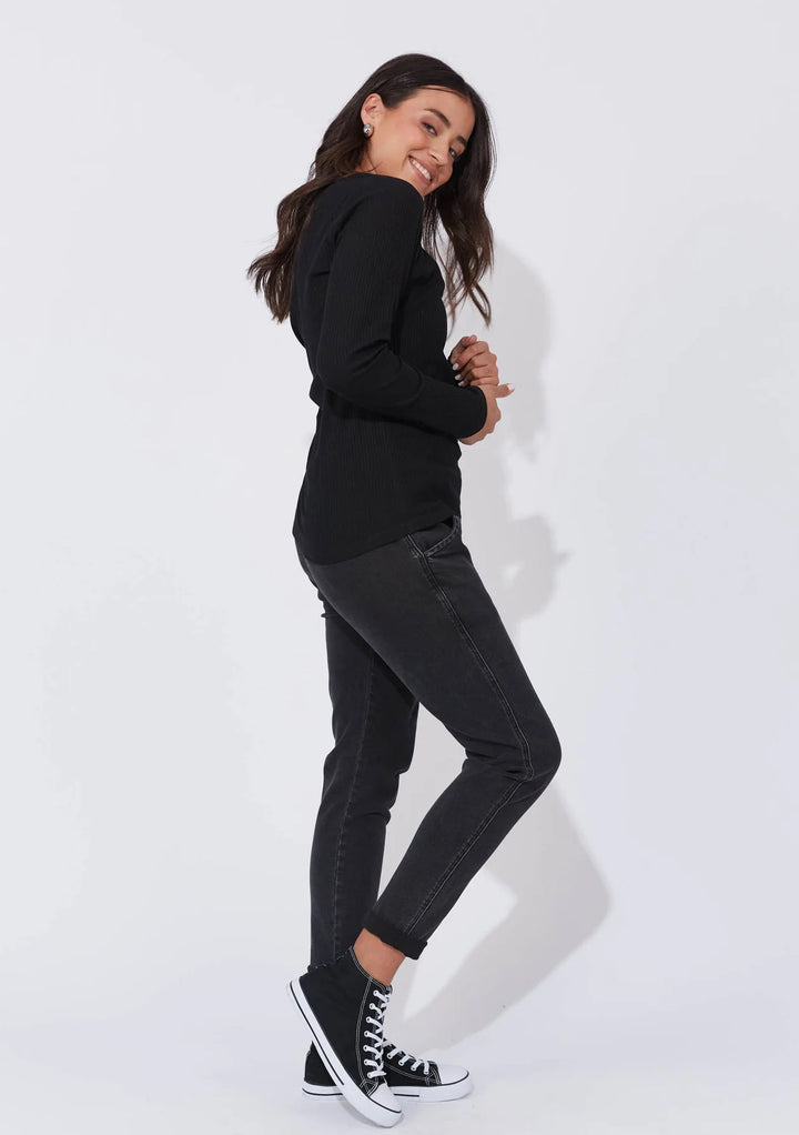 NEVADA TOP - KOHL BLACK