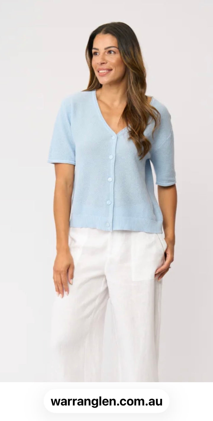 BEE-LIEVE IT CARDI - CLEAR SKY