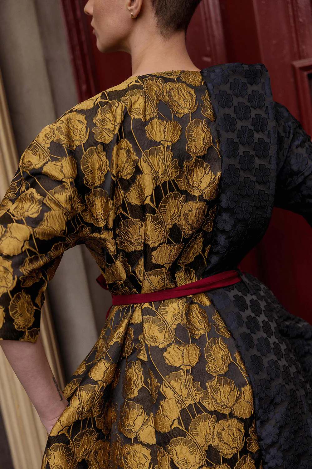 PART DRESS - DIVIDED PRINT