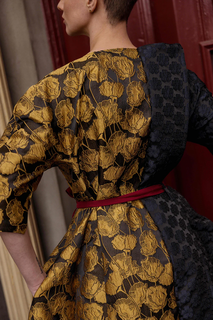 PART DRESS - DIVIDED PRINT