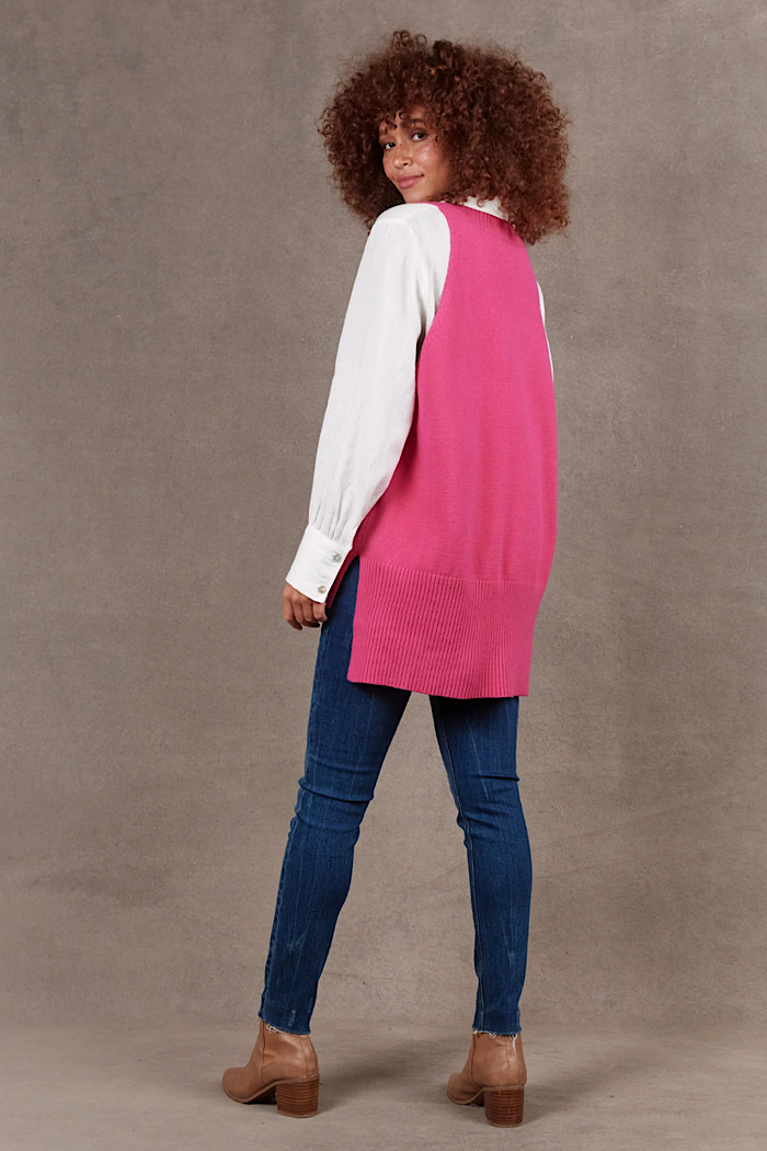 NAKAKO VEST - MAGENTA - FINAL CLEARANCE