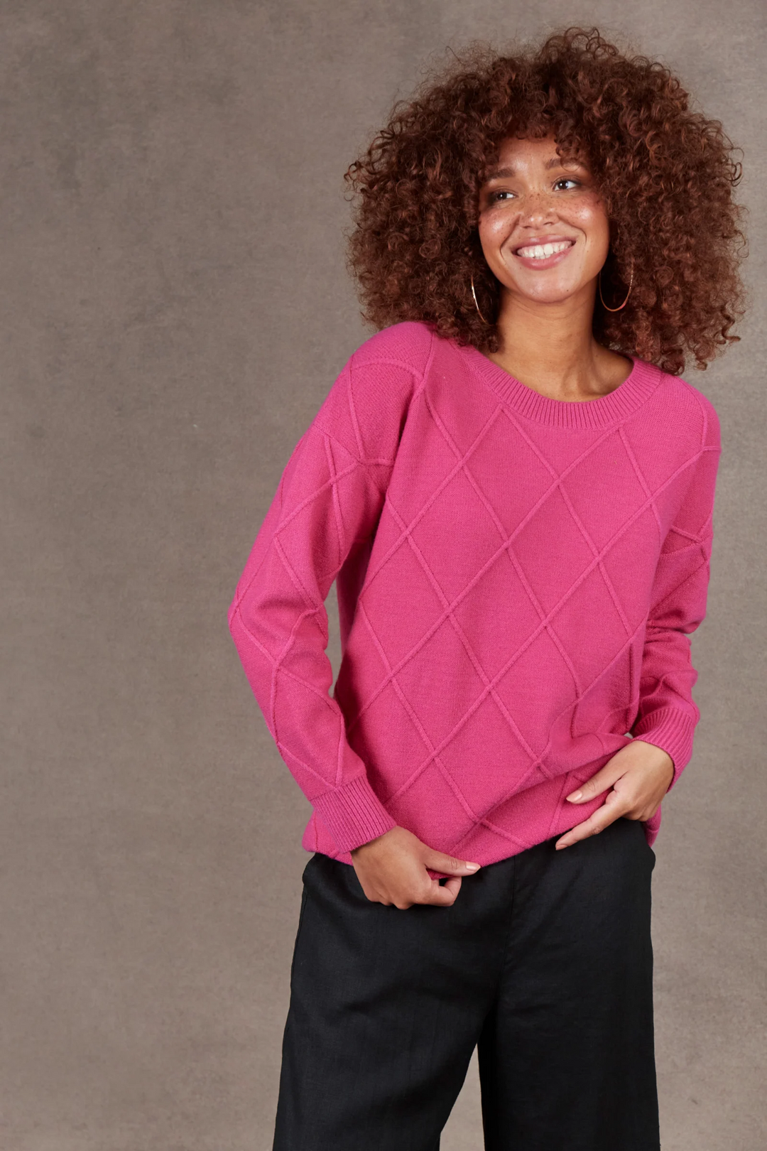 NAKAKO JUMPER - MAGENTA