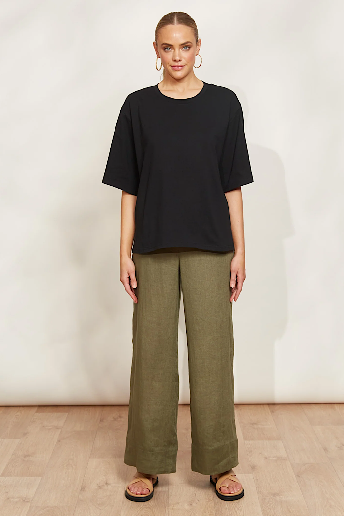STUDIO T-SHIRT - EBONY
