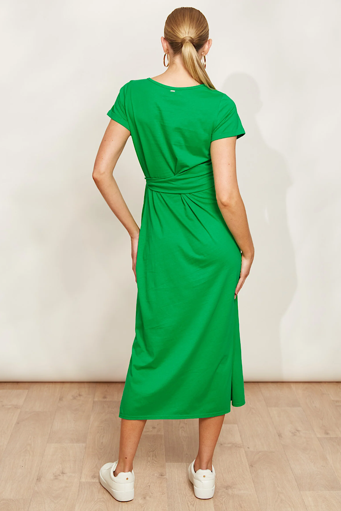 VERANO TIE DRESS - EMERALD