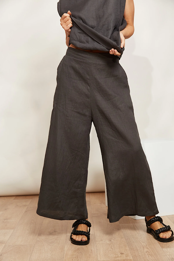 HALCYON CROP PANT - OYSTER