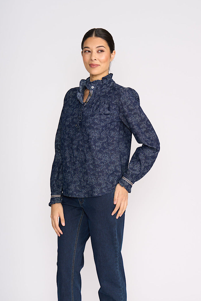 FRILLING SHIRT - TAPESTRY