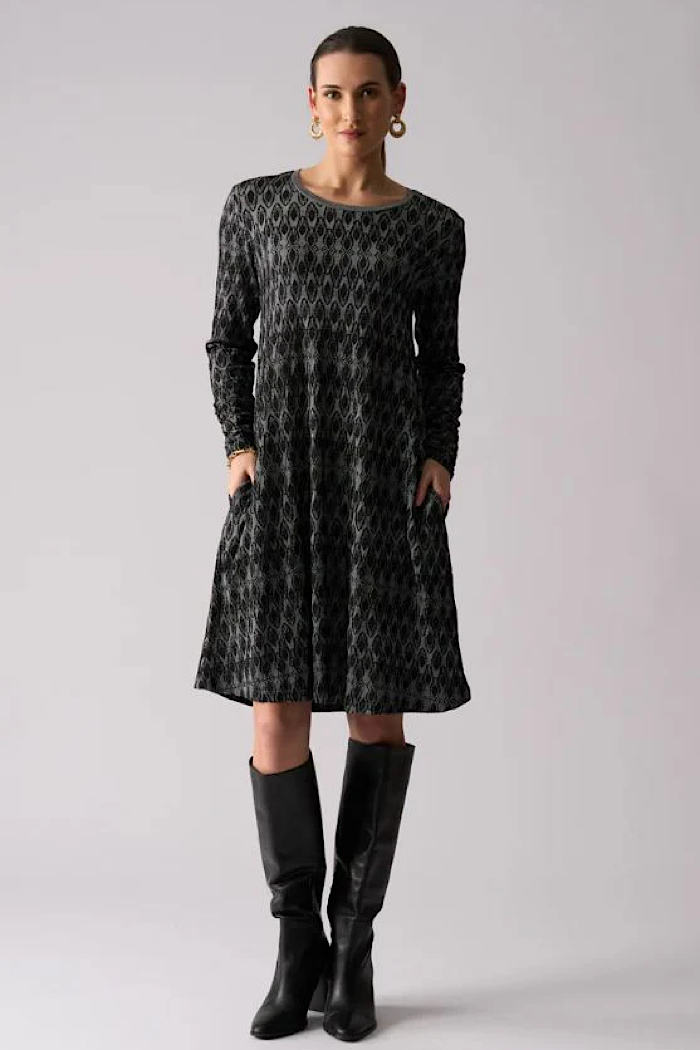 LOOMINARY DRESS - BLACK