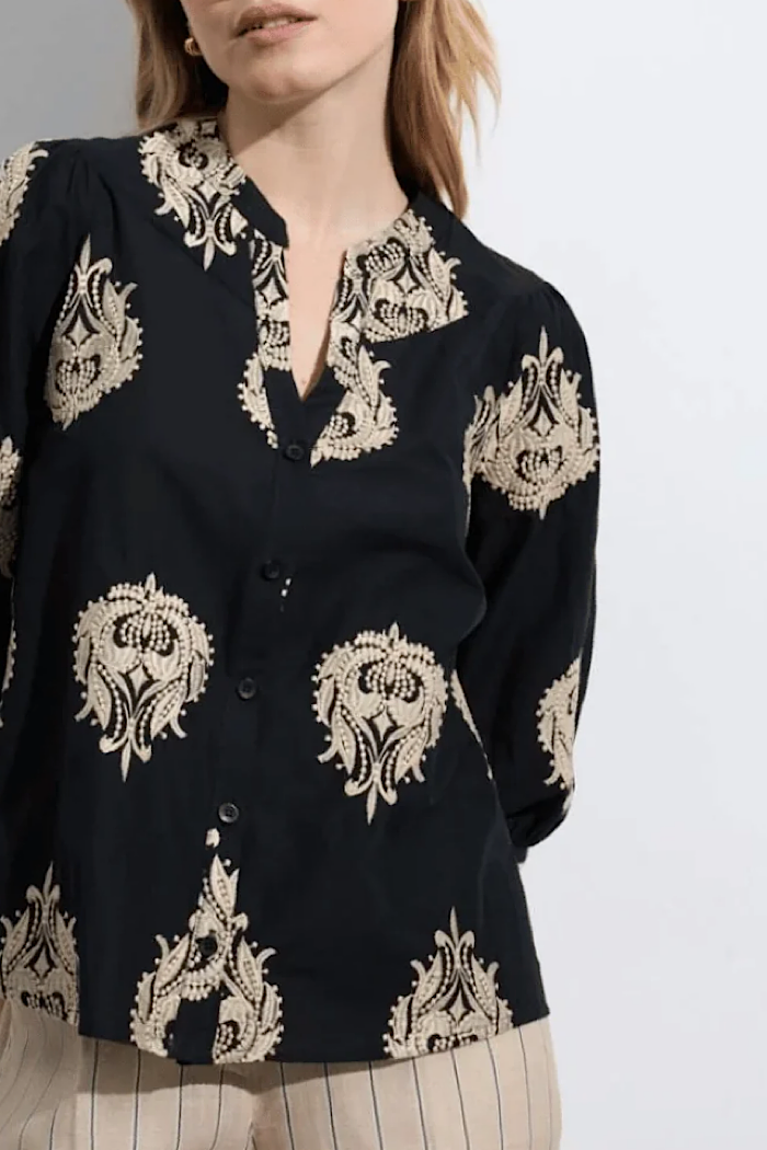 BIELSA BLOUSE - BLACK