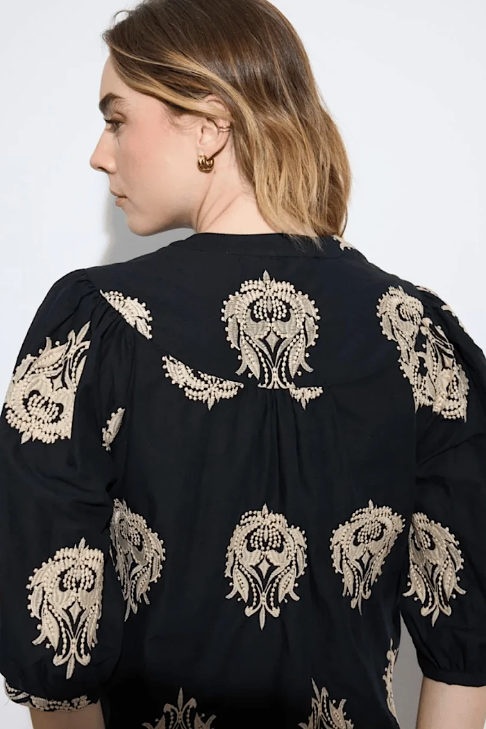 BIELSA BLOUSE - BLACK