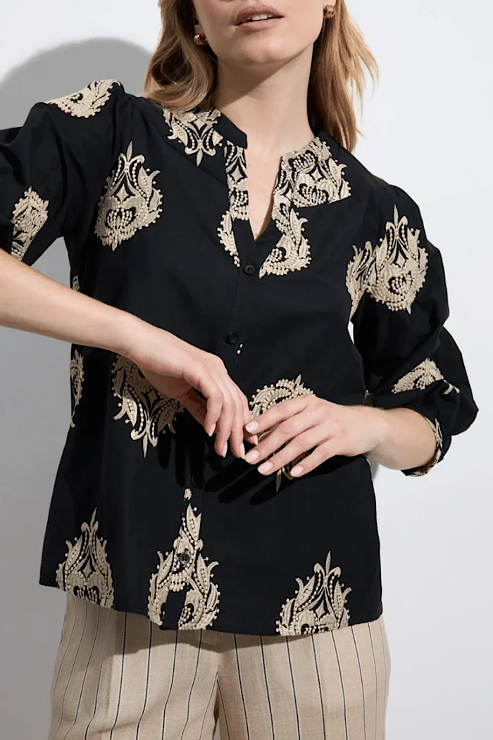 BIELSA BLOUSE - BLACK