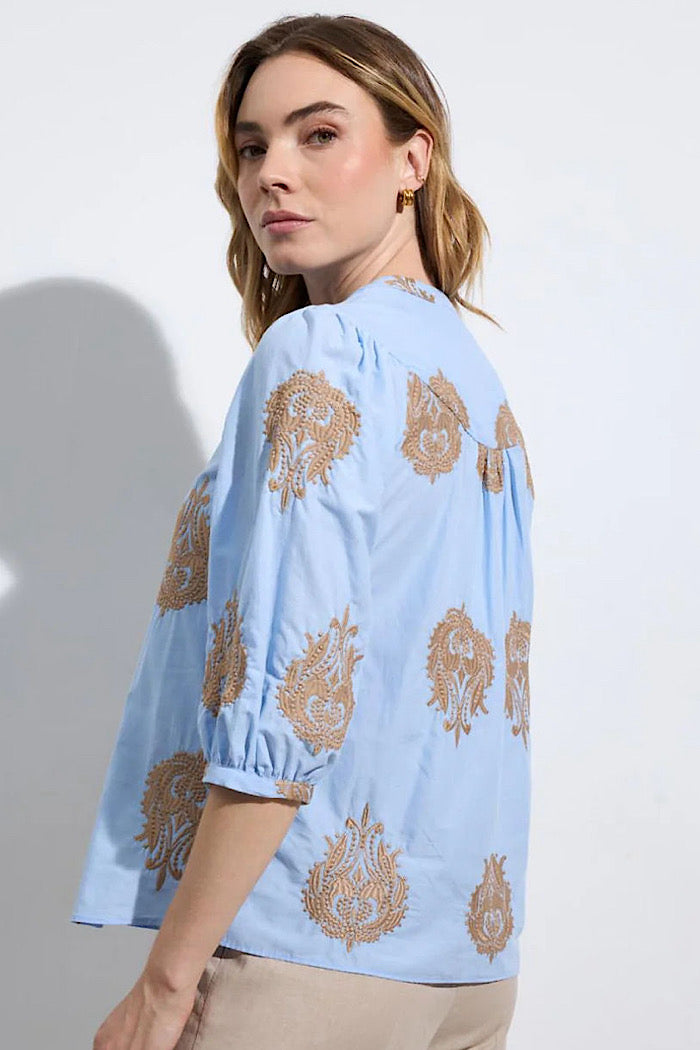 BIELSA BLOUSE - LIGHT BLUE