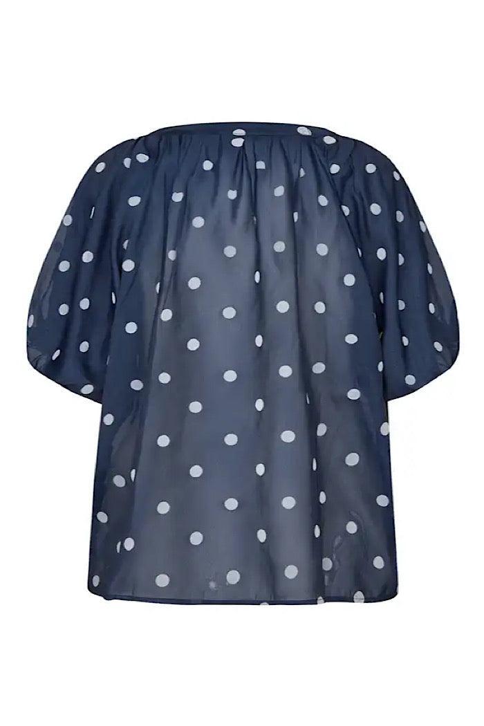 LOLLY’S LAUNDRY PINE BLOUSE - NAVY