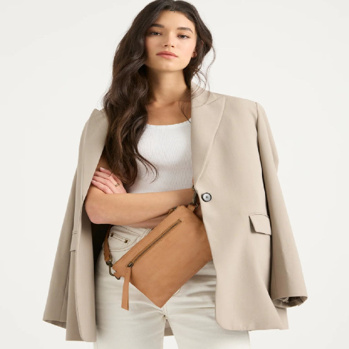 JUJU MONTEREY CROSSBODY BAG - TAN