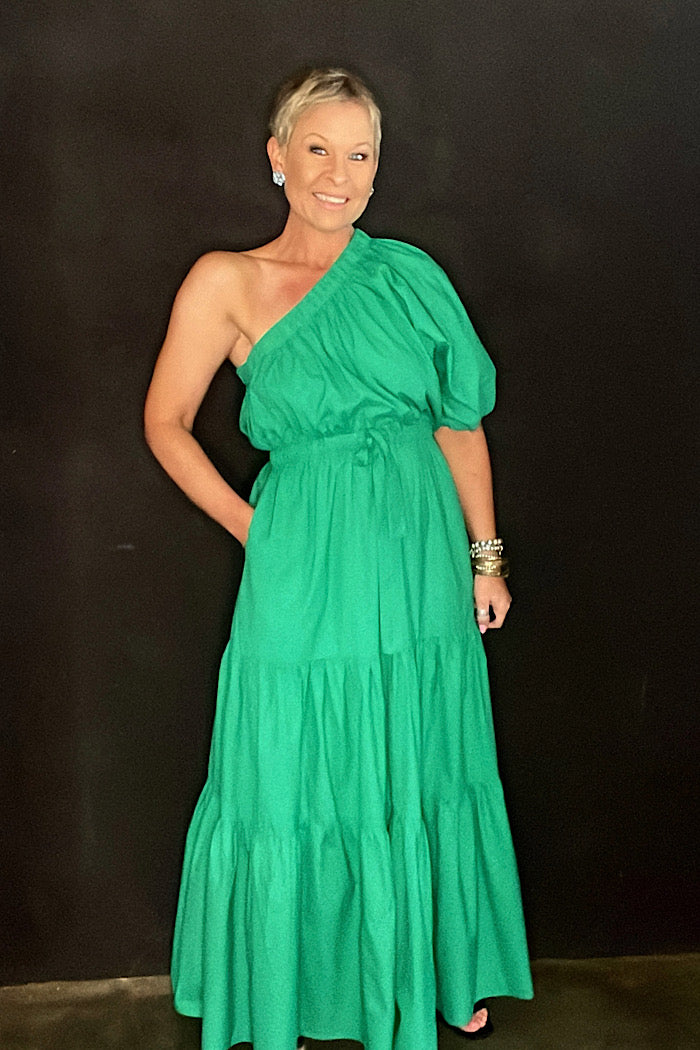PALMER MAXI DRESS - GREEN