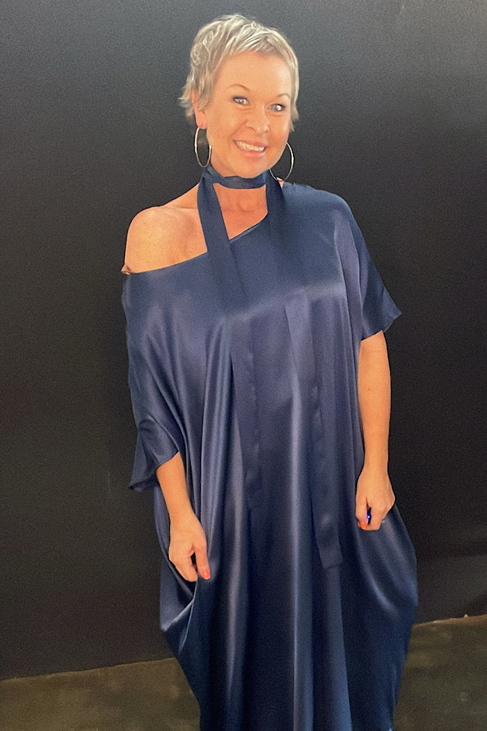 THISTLE DRESS - NAVY