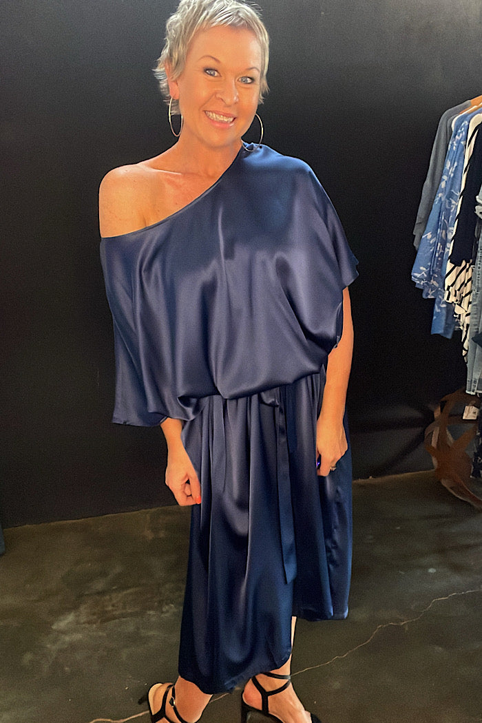 THISTLE DRESS - NAVY