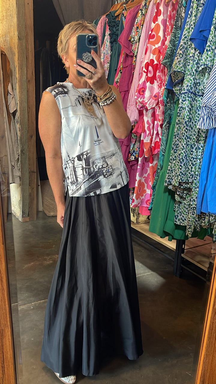 BUD TOP - SAILING PRINT