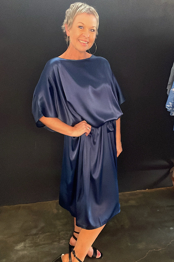 THISTLE DRESS - NAVY